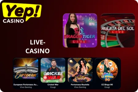Yep Casino Live-Casino