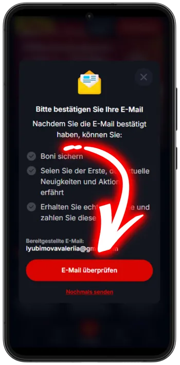Yep casino E-Mail bestätigen